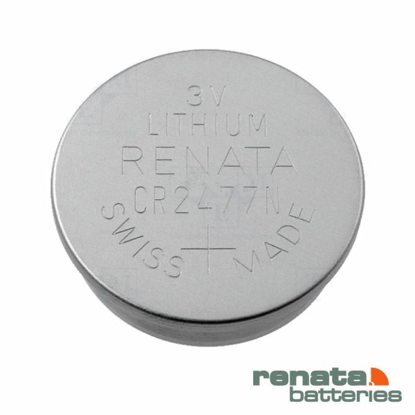 Pilha Lítio Botão CR2477N 3V 950mA RENATA - (PLR-CR2477N)