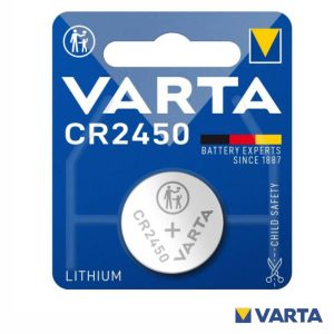 Pilha Lítio Botão CR2450 3V Blister VARTA - (PLV-CR2450)