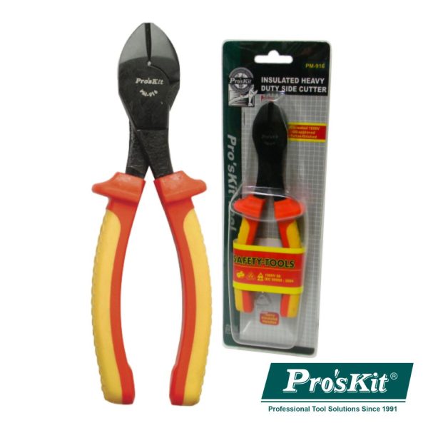 Alicate De Corte Diagonal Profissional 1000V 200mm PROSKIT - (PM-916)