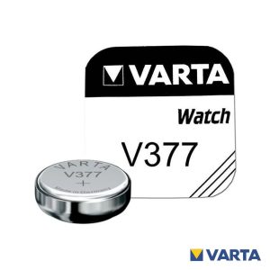 Pilha Óxido Prata Botão V377/SR626SW/AG4/SR66 1.5V VARTA - (POV-V377)