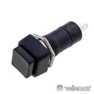 Pulsador Off-(On) Preto 3a/125v - (R1823B/B/125)