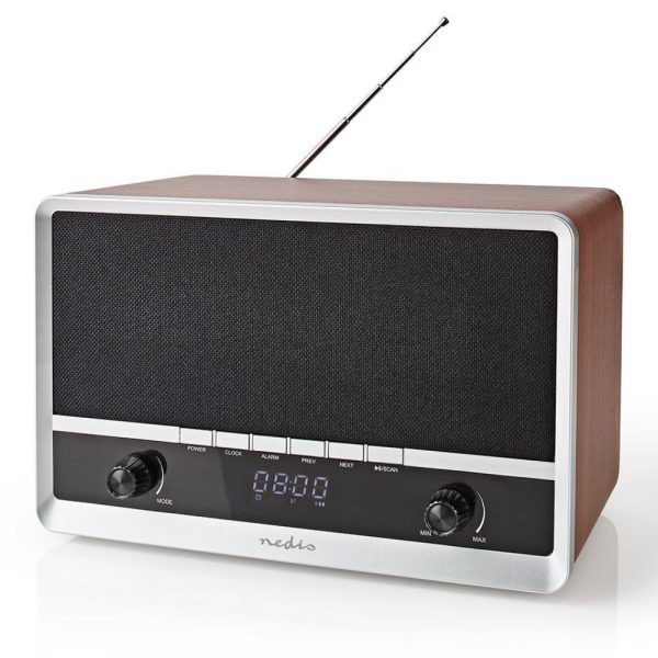 Rádio Bluetooth V5.0 FM/AUX 12W Vintage - (RDFM5200BN)