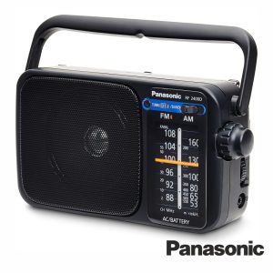 Rádio Portátil AM/FM 230V / Pilhas PANASONIC - (RF-2400DEG-K)