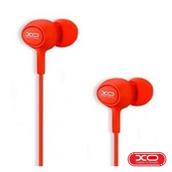 Auscultadores C/ Fios Stereo Vermelho XO - (S6/RD)