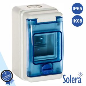 Caixa Distribuição Elétrica 3 Elementos IP65 IK08 SOLERA - (SLR-1303)