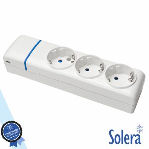 Extensão Elétrica 3x Schuko ION SOLERA - (SLR-8003P)