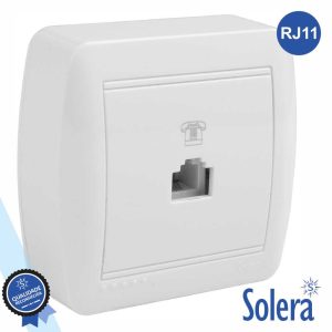 Tomada Telefone RJ11 Parede SOLERA - (SLR-MUR84U)