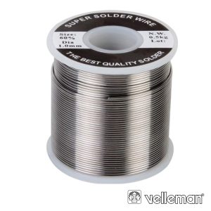 Solda 1mm 60/40 500g VELLEMAN - (SOLD500G)