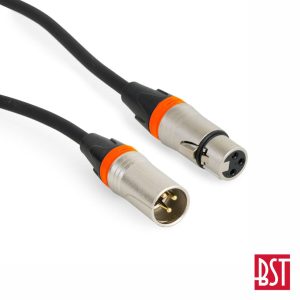 Cabo Pro XLR 3p Macho / XLR 3p Fêmea 3m BST - (SOUND-XLRF-XLRM-3)