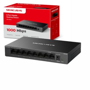 Switch de Rede Metálico Ethernet 1GB/s 8 Portas RJ45 - (SRE108GS)