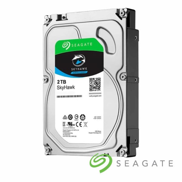 Disco Rígido Interno HDD 2TB SataIII 3.5" SkyHawk SEAGATE - (ST2000VX017)