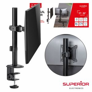 Suporte P/ Monitor PC 17/32" 9kg VESA 100/100 - (SUP-1732TABLEFIX)