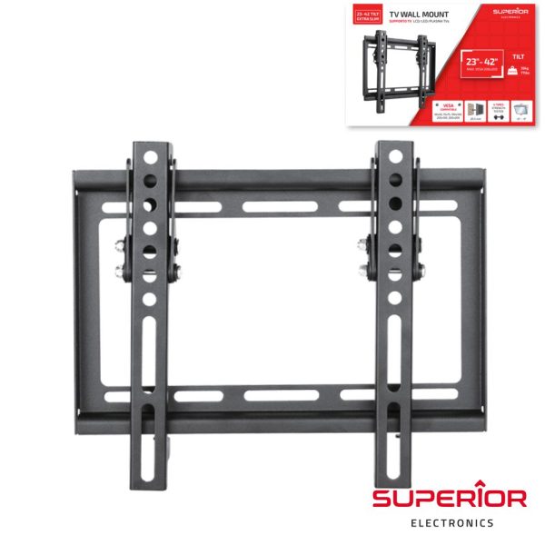 Suporte LCD/LED 23/42" Tilt Extra Slim Vesa 200/200 35kg - (SUP-2342TES)