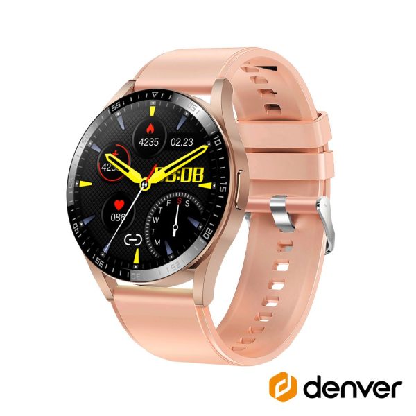 SmartWatch P/ Android iOS Rosa DENVER - (SWC-372RO)