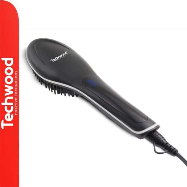 Escova Alisadora de Cabelo 55W 230ºC TECHWOOD - (TBC-229L)