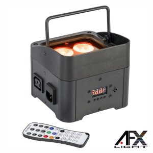 Projetor Luz C/ 4 LEDS 4W RGBA DMX AFXLIGHT - (TBOX-QUAD4)