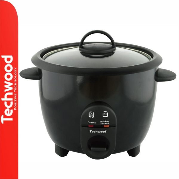 Panela Elétrica P/ Arroz 1L 400W Preto TECHWOOD - (TCR-106)