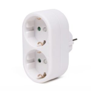 Ficha Elétrica Adaptadora 2x Schuko - (TE2SB(B))