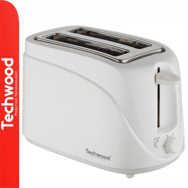 Torradeira 2 Ranhuras 700W Branca TECHWOOD - (TGP-202)