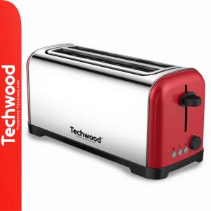 Torradeira 2 Ranhuras Compridas 1400W INOX TECHWOOD - (TGPI-4025)