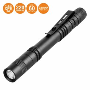 Lanterna C/ 1 LED Xpe 3W Tipo Caneta 220lm - (TORCH-BEAM)