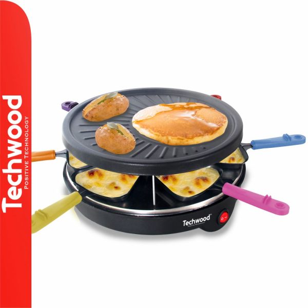 Grelhador Raclette 6 Pessoas 800W TECHWOOD - (TRA-64)