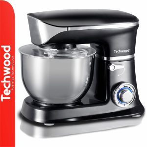 Robô de Cozinha 1300W C/ Taça Inox 6.5L Preto TECHWOOD - (TRO-1306)