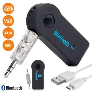 Receptor Áudio Bluetooth C/ Adaptador Aux - (TS-BT08)