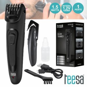 Máquina Cortar Cabelo e Barba Portátil c/Bateria TEESA - (TSA0524)