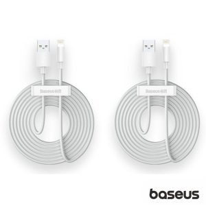 Conjunto 2 Cabos USB-A / Lightning Macho PD 1.5m BASEUS - (TZCALZJ-02)