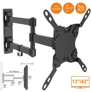 Suporte Lcd/LED 13/42" C/ 2 Braço Vesa 200/200 20kg - (UCH195)