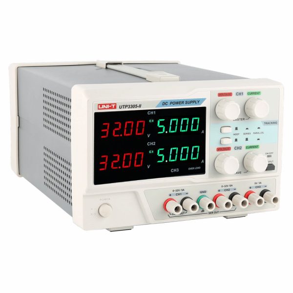 Fonte de Alimentação Digital Tripla 0-32V/0-5A + 5V 3A UNI-T - (UTP3305-II)