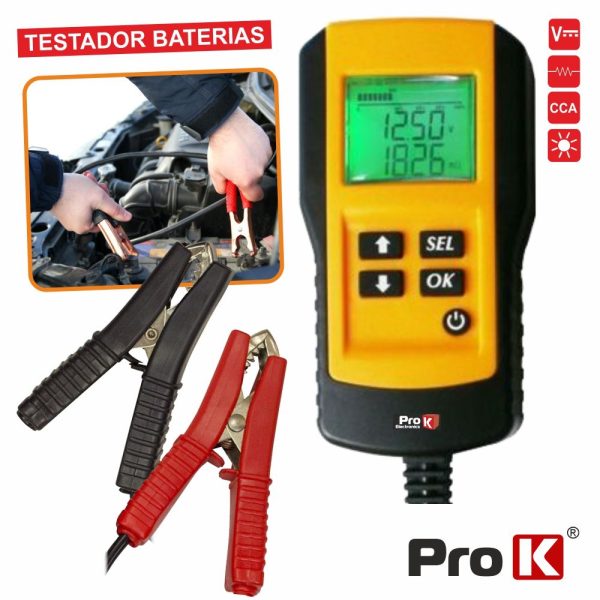 Testador De Baterias 12V Auto Digital PROK - (VA201A)