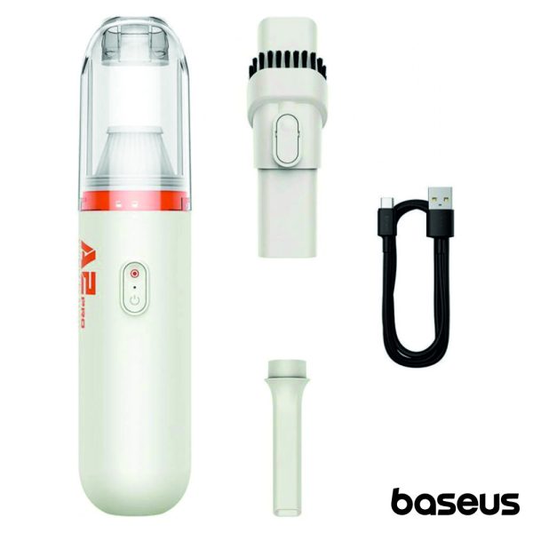 Aspirador Portátil A2Pro S/ Saco 80W Branco BASEUS - (VCAQ040002)