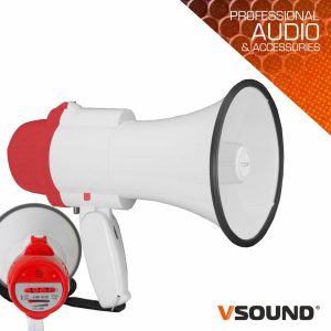 Megafone 10W C/Gravação Voz VSOUND - (VSME10R)