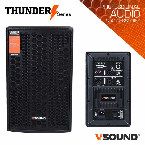 Coluna Amplificada Profissional 8" DSP/BT 600W VSOUND - (VSSDSP8A)