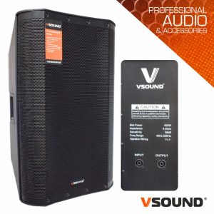 Coluna Profissional Passiva 12" 600W VSOUND - (VSSPRO12P)