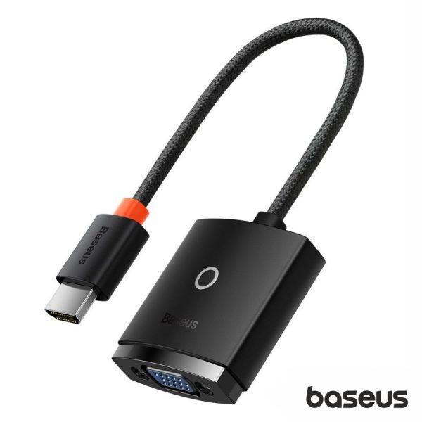 Cabo Adaptador HDMI Macho / VGA Fêmea C/ AUX E MicroUSB - (WKQX010101)