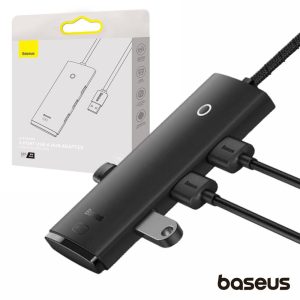 Hub USB-A P/ 4x USB-A 3.0 / 1x USB-C Airjoy BASEUS - (WKQX030101)