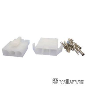 Conjunto De Conectores Multifunções P/ Cabos VELLEMAN - (WTWCS1X3)