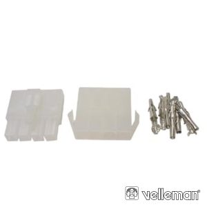 Conjunto De Conectores Multifunções P/ Cabos VELLEMAN - (WTWCS1X4)