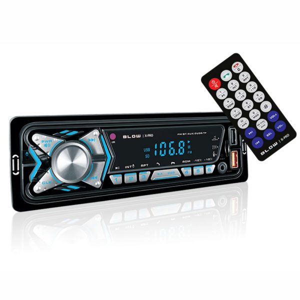 Auto-Rádio Bluetooth/MP3/AUX/FM C/ Controlo Remoto - (X-PRO)