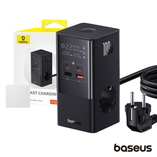 Estação de Carregamento 2x Schuko 2x USB-A 2x USB-C 100W - (E00023609113-00)