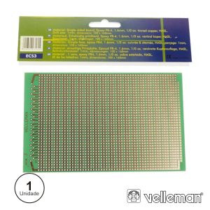 Placa Circuito Impresso Perfurada Em Pontos 100x160mm - (ECS3)