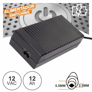 Alimentador Switching 12V 12A - (FAS12V12A)