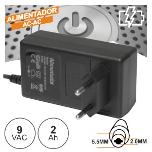 Alimentador AC-AC 9V 2a - (FAS9V2AB)