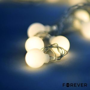 Luzes de Natal 100 LED Branco Quente Bolas Decorativas 10m - (FB101)