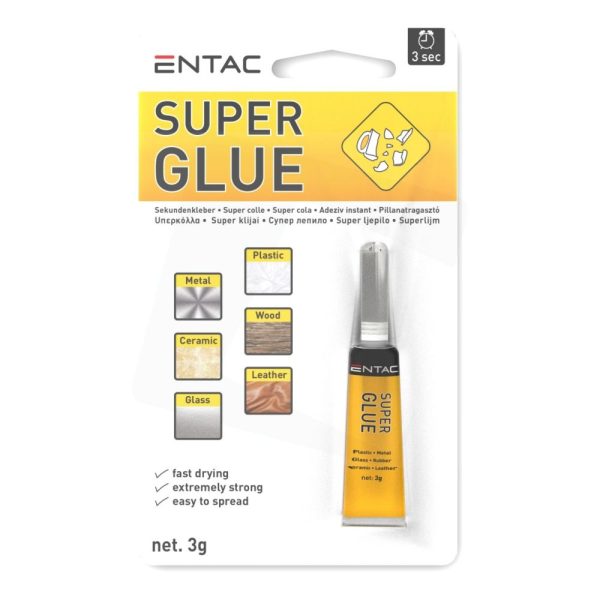 Tubo Super Cola Adesiva Multiusos 3G ENTAC - (G3G-B1)