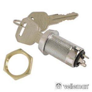 Interruptor C/ Chaves 1p On-On Spdt VELLEMAN - (KS2)