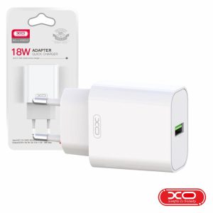 Alimentador USB-A 5V QC3.0 18W 3A Branco XO - (L103)